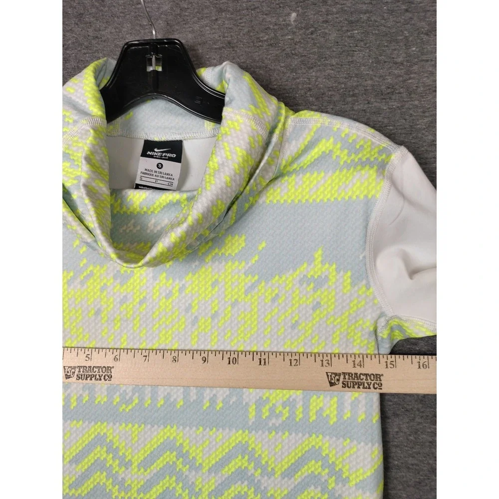 Nike Pro Pullover Womens Small Dri-Fit Funnel Neck Long Sleeve Athletic Top‎
